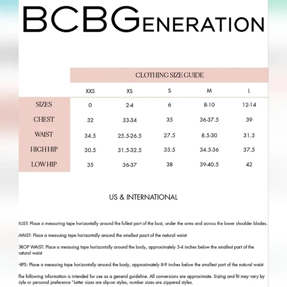 NWT! BCBG Rose Colored Romper -XS - Picture 4 of 8